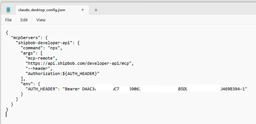 Claude Desktop Config File Content